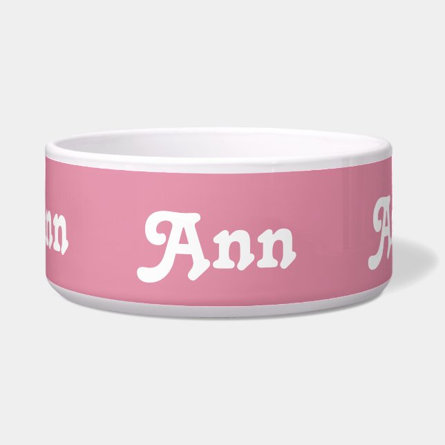Dog Bowl Ann Napf (Vorderseite)
