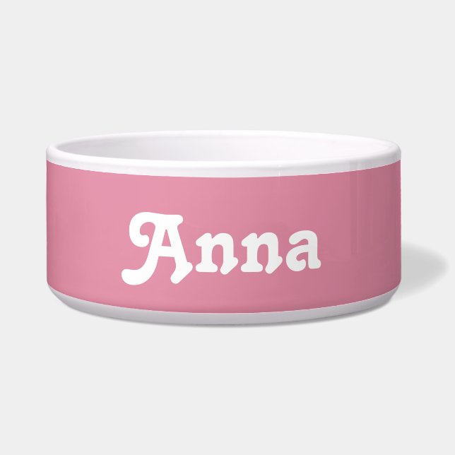 Dog Bowl Anna Napf (Vorderseite)