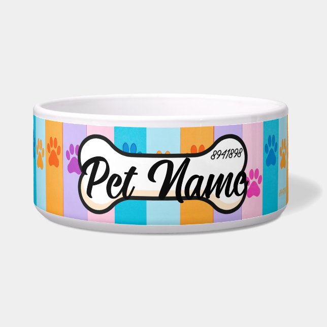 Dog Bowl with Grabovoi Code for Healing 8941898 Napf (Vorderseite)