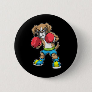 Dog Boxer Boxhandschuhe Boxen für Männer Frauen Mä Button