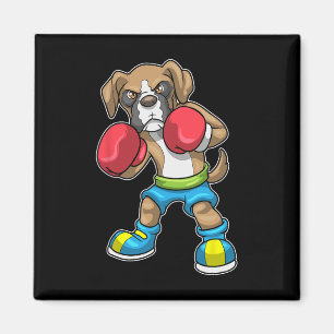 Dog Boxer Boxhandschuhe Boxen für Männer Frauen Mä Magnet