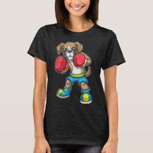 Dog Boxer Boxhandschuhe Boxen für Männer Frauen Mä T-Shirt