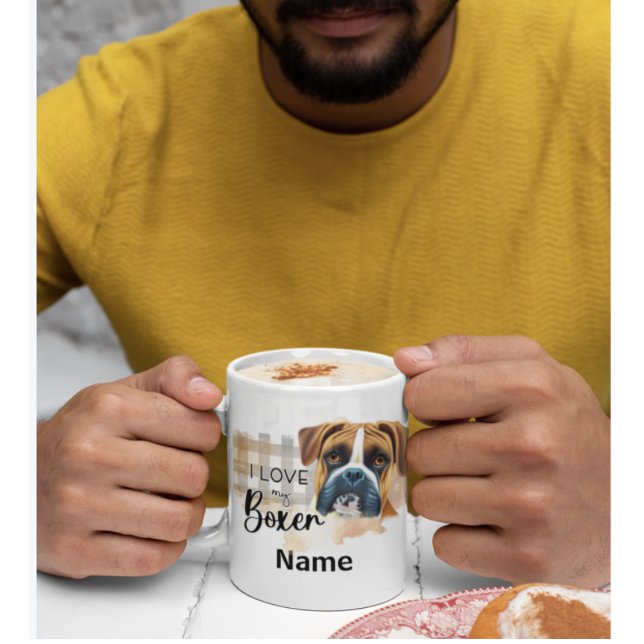 Dog Boxer Tasse, Cup Kaffeetasse (Boxer Dog Pet Coffee Mug)