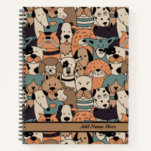Dog Breed Spiral Notebook Notizbuch