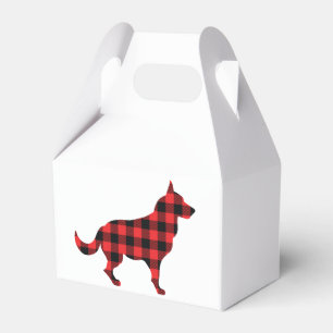 Dog Buffalo Kariertes Design Geschenkschachtel
