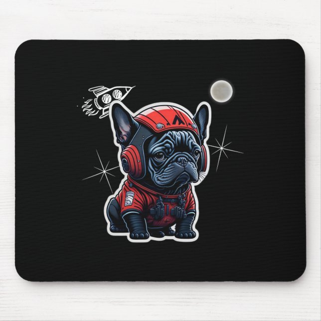 Dog Bulldog Lover Dog Eigentümer Mousepad (Vorne)