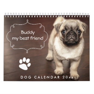 Dog Calendar 2025 Benutzerdefiniert Foto hinzufüge Kalender