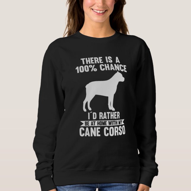Dog Cane Corso Sweatshirt (Vorderseite)