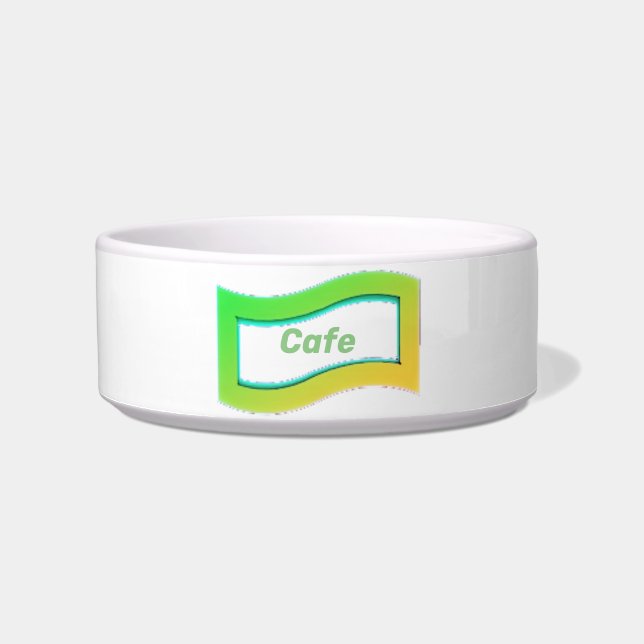 DOG CAT FOOD BOWL KERAMIK ART&DESIGN NAPF (Vorderseite)