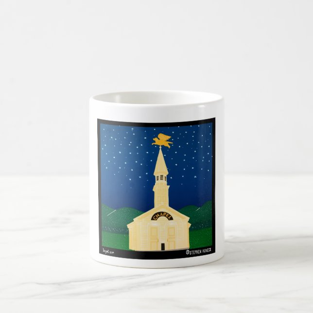 Dog Chapel - Stephen Huneck Kaffeetasse (Mittel)