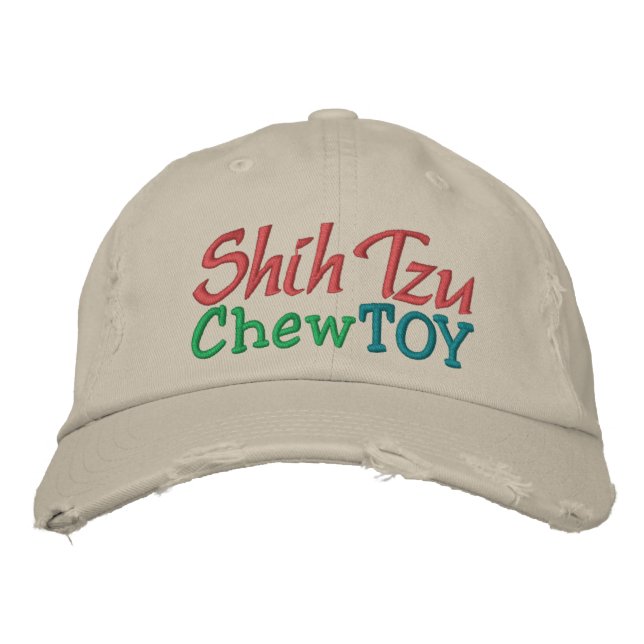 Dog Chew Toy Cap by SRF Bestickte Kappe (Vorderseite)