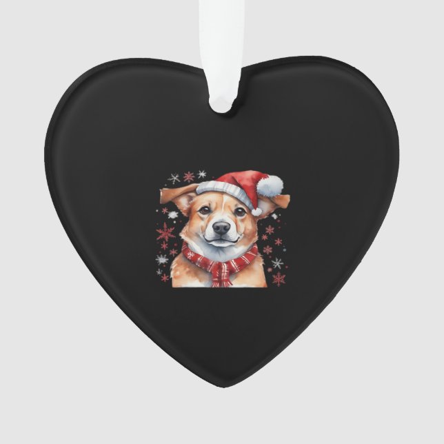 Dog chrismes Classic T-Shirt Ornament (Vorderseite)