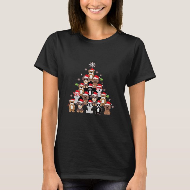 Dog Christmas Classic T-Shirt (Vorderseite)