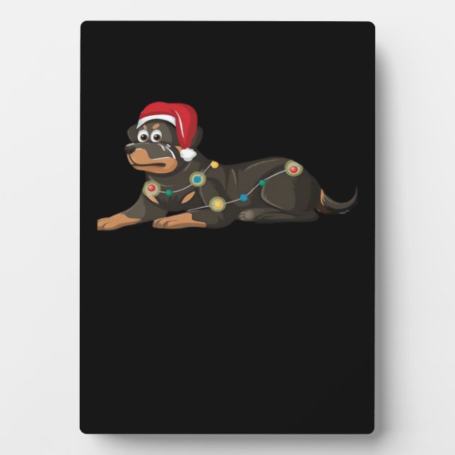 Dog Christmas Classic T-Shirt_1 Fotoplatte (Vorderseite)