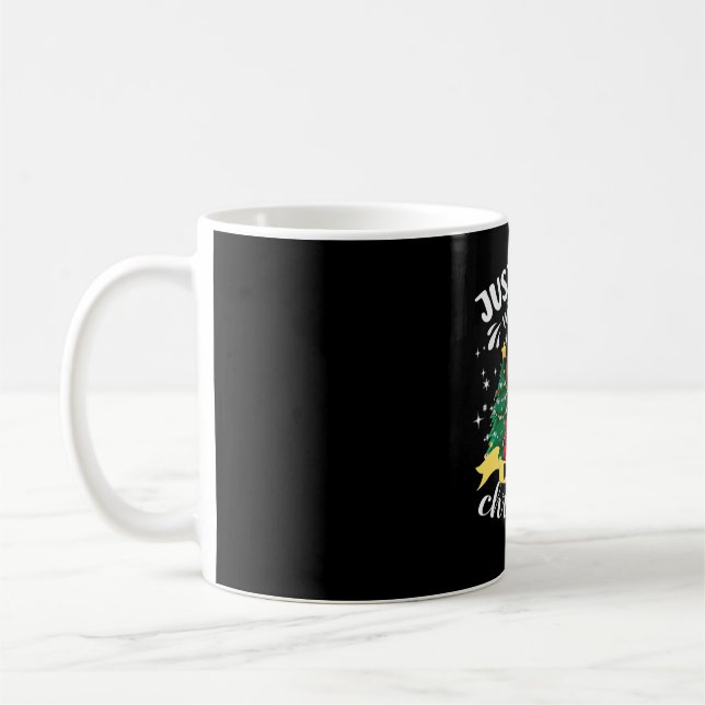 Dog Christmas - Just a Girl who Loves Dog and Chri Kaffeetasse (Links)