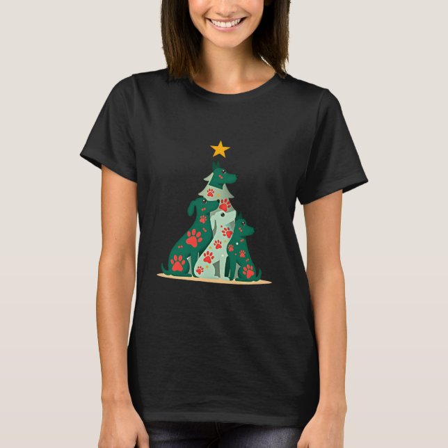 Dog Christmas Tree Shirt - Dog Christmas (3) (Vorderseite)