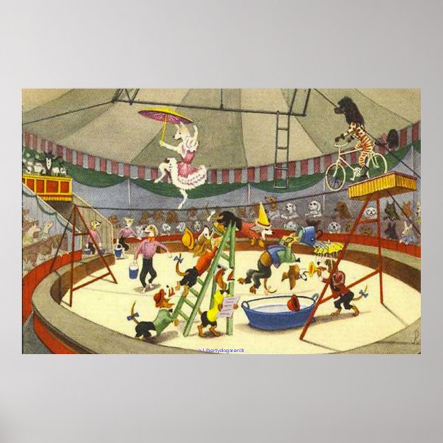 DOG CIRCUS - POSTERS & CANVAS DRUCKEN - AUSBILDUNG POSTER (Vorne)