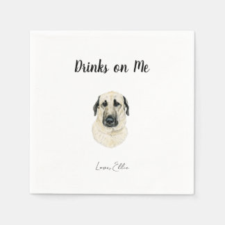 Dog Cocktail Napkins Serviette