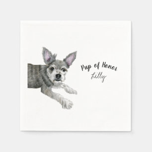 Dog Cocktail Napkins Serviette