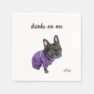 Dog Cocktail Napkins Serviette