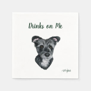 Dog Cocktail Napkins Serviette