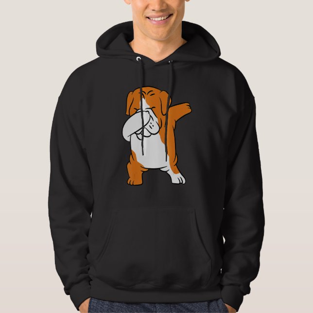 Dog  Cool English Bulldog 5 Hoodie (Vorderseite)
