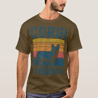 Dog Corgi MomVintage Corgi Mama T-Shirt