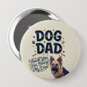Dog Dad Button - Süßes Lustiges Benutzerdefinierte