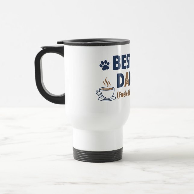 Dog Dad – Funny Dog Lover Gift Reisebecher (Links)