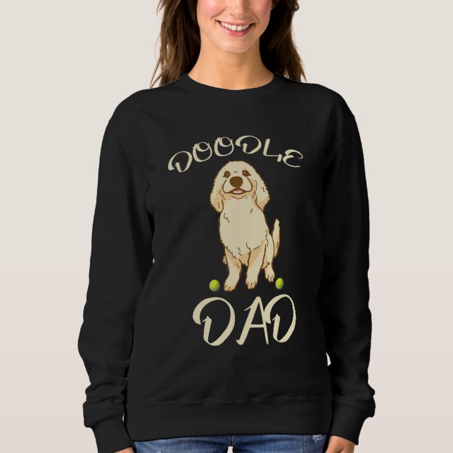 dog dad golden doodle best golden retriever dad ev sweatshirt (Vorderseite)