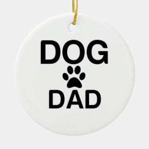 DOG DAD PAW KERAMIK ORNAMENT