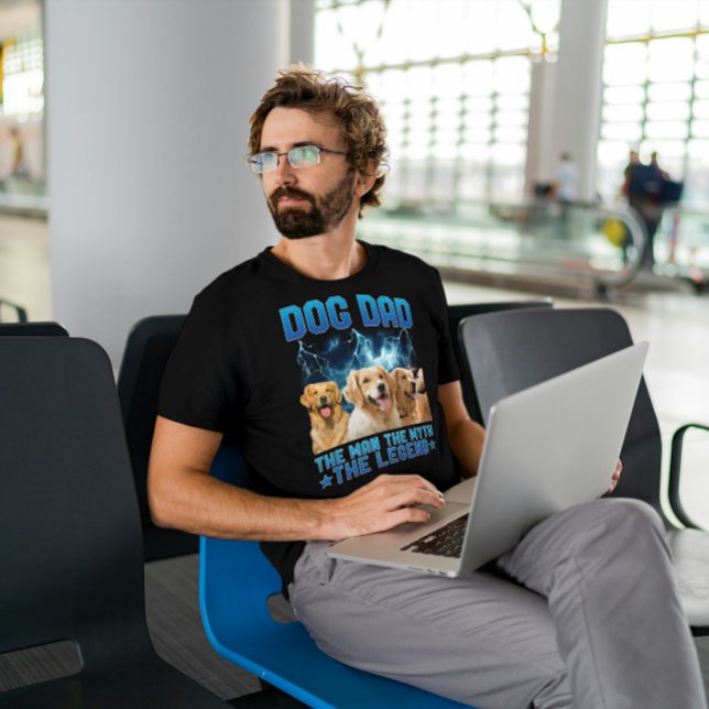 Dog Dad The Man The Myth The Legend - Personalized T-Shirt (Von Creator hochgeladen)