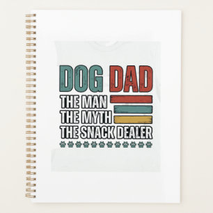 Dog Dad The Snack Dealer Vintage Paw Print Shirt_1 Planer