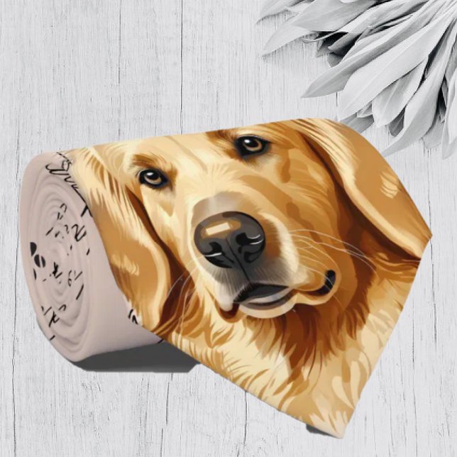Dog Daddy Golden Retriever Labrador Neck Tie Krawatte (Von Creator hochgeladen)