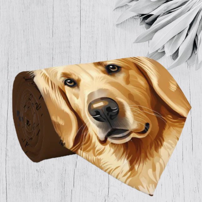 Dog Daddy Golden Retriever Labrador Neck Tie Krawatte (Von Creator hochgeladen)