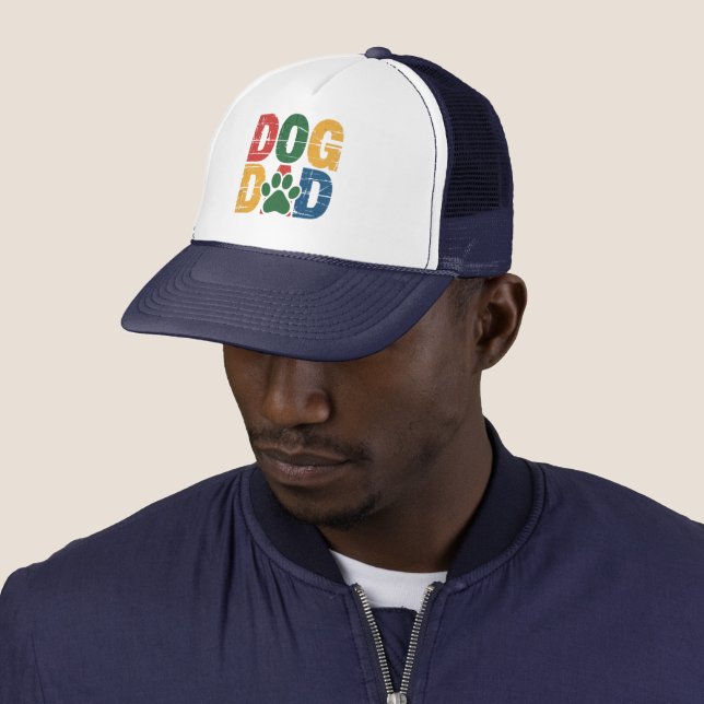 Dog-Daddy-Grunge-Style-Typografie Truckerkappe (Beispiel)