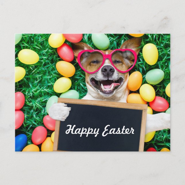 Dog Day Oaster Postcard Feiertagspostkarte (Vorderseite)