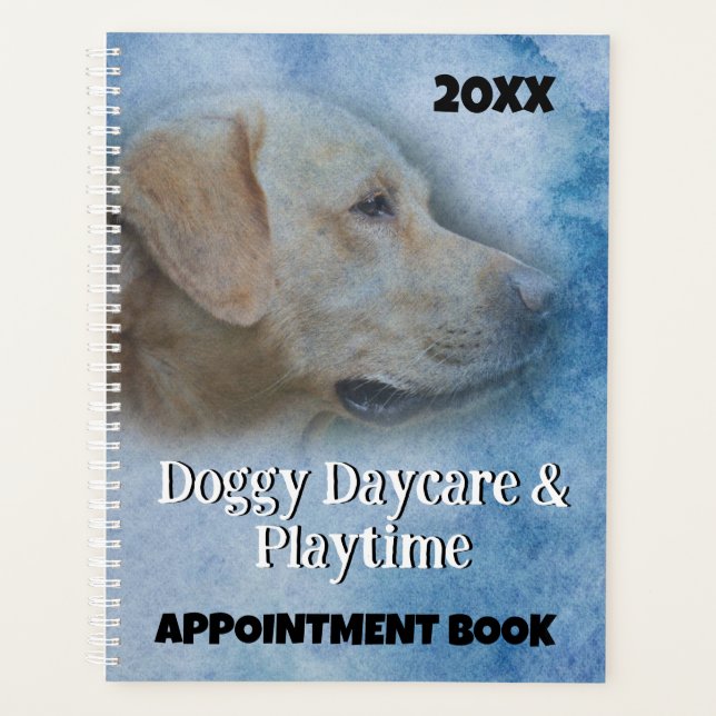 Dog Daycare Business Termin Buch Planer (Vorderseite)