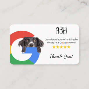 Dog Daycare Google Review Business Card Vorlage Visitenkarte