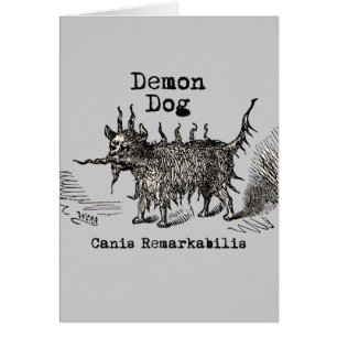 Dog Demon Vintag Funny Niedlich