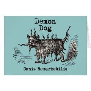 Dog Demon Vintag Funny Niedlich