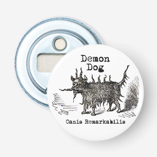 Dog Demon Vintag Funny Niedlich Flaschenöffner