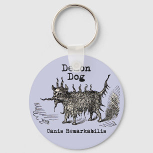 Dog Demon Vintag Funny Niedlich Schlüsselanhänger