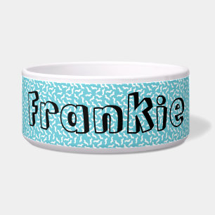 Dog Disc für Hunde in Blau und Weiß Napf