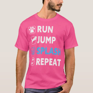 Dog Dock Jumping Dock Diving Hunde T-Shirt