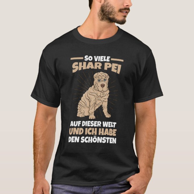 Dog Dog Friends Shar Pei T-Shirt (Vorderseite)