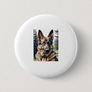 Dog Dog Lover Dow Button