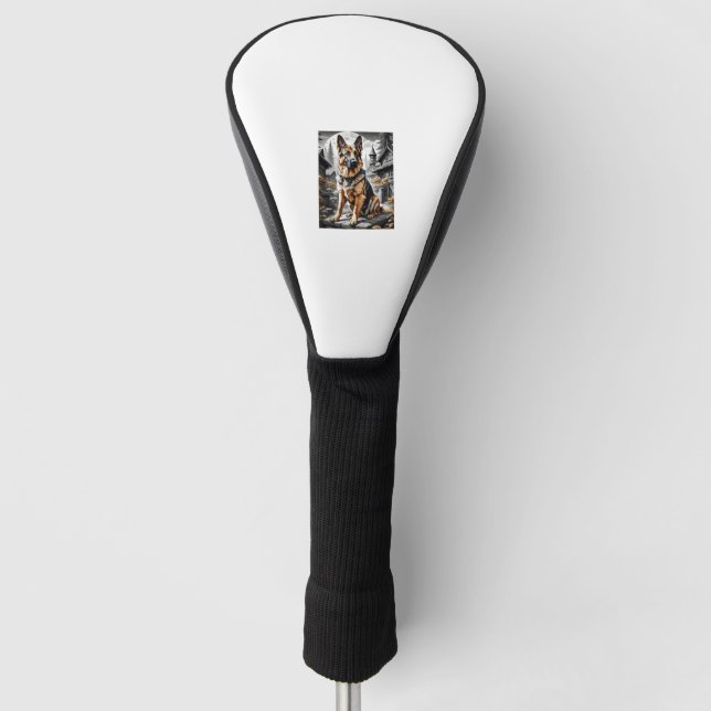 Dog Dog Lover Dow Golf Headcover (Vorderseite)