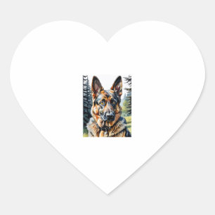 Dog Dog Lover Dow Herz-Aufkleber