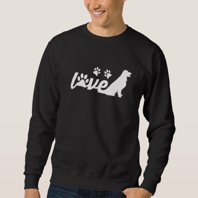 Dog  Dog Mom Dad Pet Owner Love Newfoundland Dog Sweatshirt (Vorderseite)